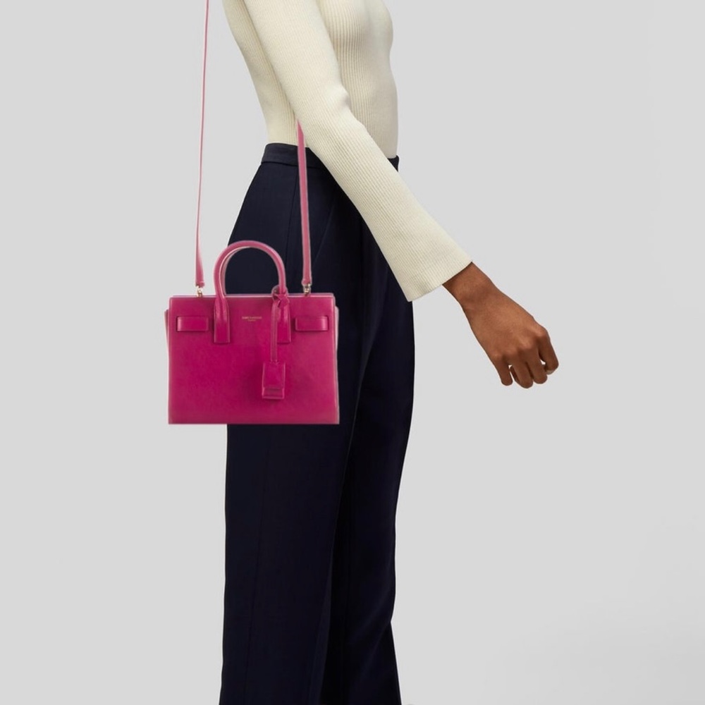 Saint Laurent Top Handle Bag baby sac de jour calfskin leather - Picture 3 of 16